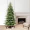 7.5ft. Pre-Lit Chatham Spruce Slim Artificial Christmas Tree, Clear Lights